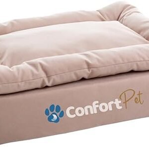 Cama Pequena Confort Pet Sonos com Pillow Removível (Bege)