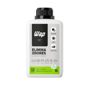 WAP Eliminador e Neutralizador de Odores Pet WAP ELIMINA ODORES PET 1 LITRO, Branco e Verde