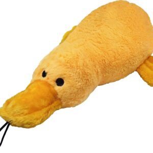 Jambo Pet, Mordedor de Pelúcia Para Cães, Pato Big Duck, Formato Fofo e Divertido, Alivia o Estresse e Ansiedade, Amarelo
