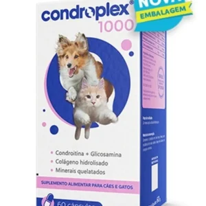 Condroplex 1000 Mg 60 Cápsulas Suplemento Cães E Gatos Avert