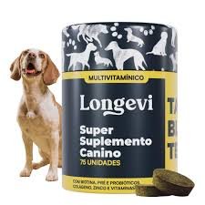 Longevi Suplemento para Cachorros em Tabletes Mastigáveis - 150g, Vitamina para Cães para Imunidade e Energia, Fórmula Desenvolvida por especialistas