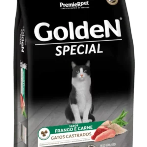 Alimento Golden Gatos Castrados Sabor frango e Carne 10.1 kg MAIS VENDIDO 13º em Ração para Cães 4.9 Avaliação 4.9 de 5. 2896 opiniões. (2896)