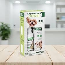 Kit Otológico Otovet Biofarm Limpeza E Tratamento De Otite